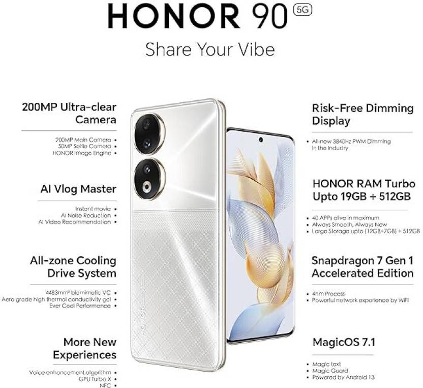 Honor 90 5G (512 GB) (12 GB RAM)