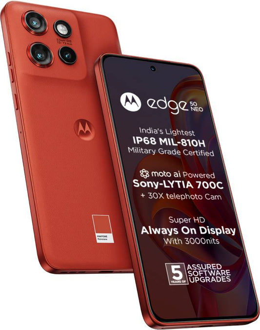 Motorola Edge 50 Neo (PANTONE Poinciana, 256 GB)  (8 GB RAM)