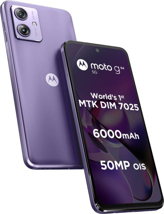 Motorola g64 5G (Ice Lilac, 128 GB)  (8 GB RAM)