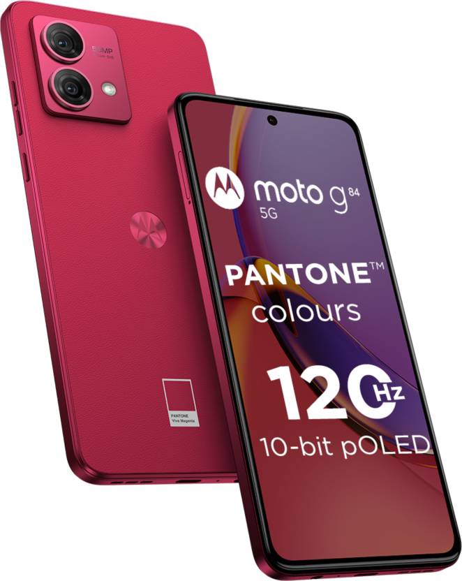 Motorola g84 5G (Viva Magenta, 256 GB)  (12 GB RAM)