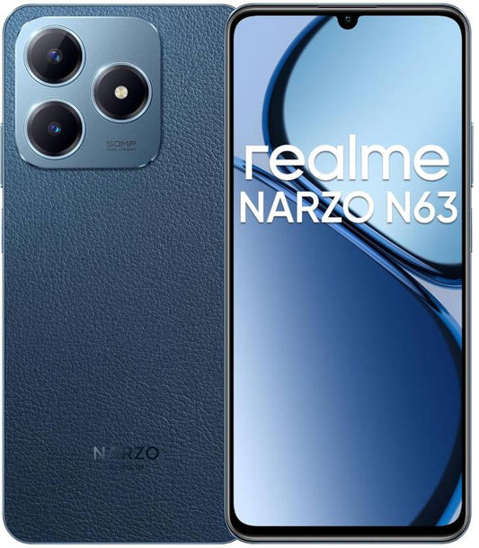 realme NARZO N63 (Leather Blue, 64 GB)  (4 GB RAM)