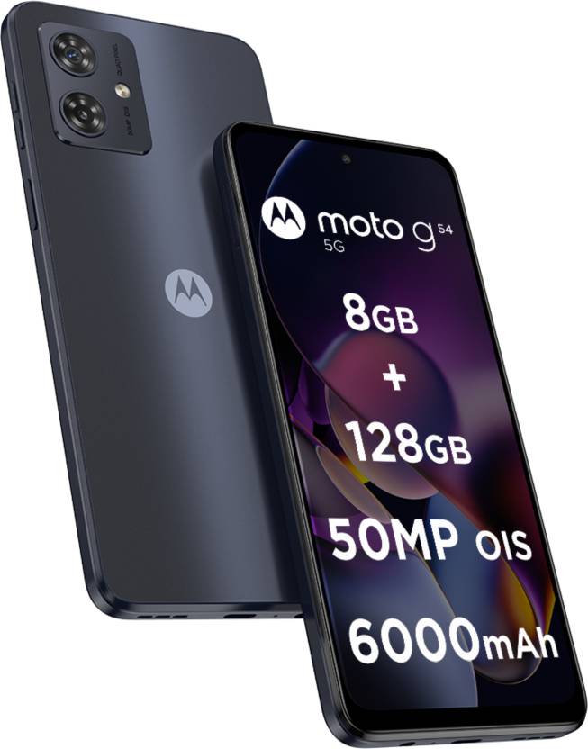 Motorola g54 5G (Midnight Blue, 128 GB)  (8 GB RAM)