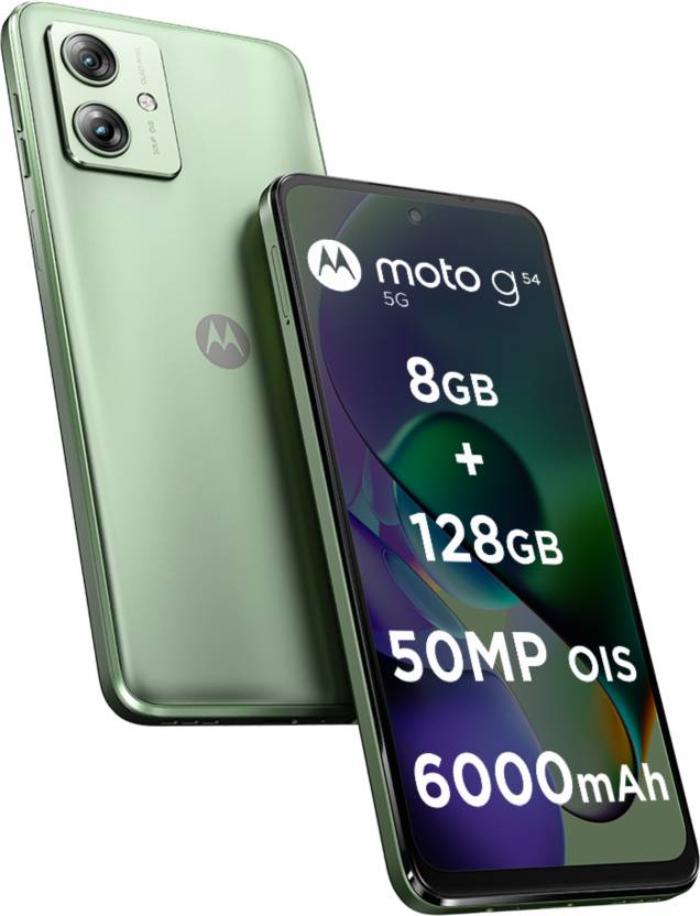 Motorola g54 5G (Mint Green, 128 GB)  (8 GB RAM)