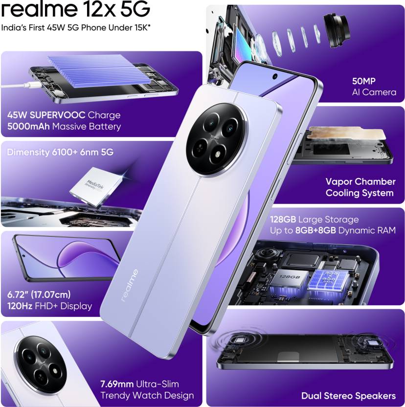 realme 12x 5G (128 GB) (8 GB RAM)