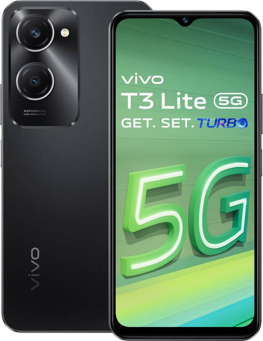 vivo T3 Lite 5G (Majestic Black, 128 GB)  (6 GB RAM)