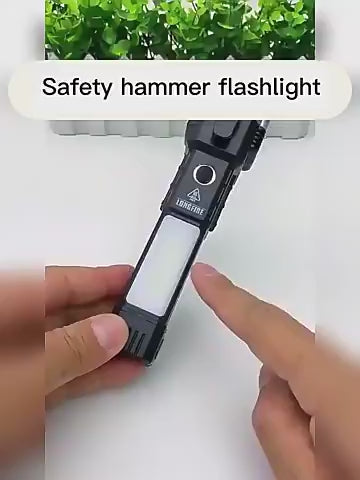 Torch - Hammer Torch LED Flashlight with powerbank