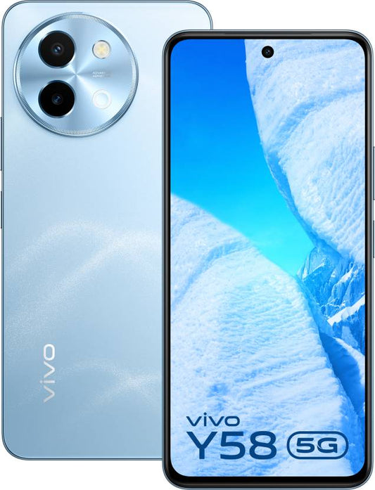 vivo Y58 5G (Himalayan Blue, 128 GB)  (8 GB RAM)