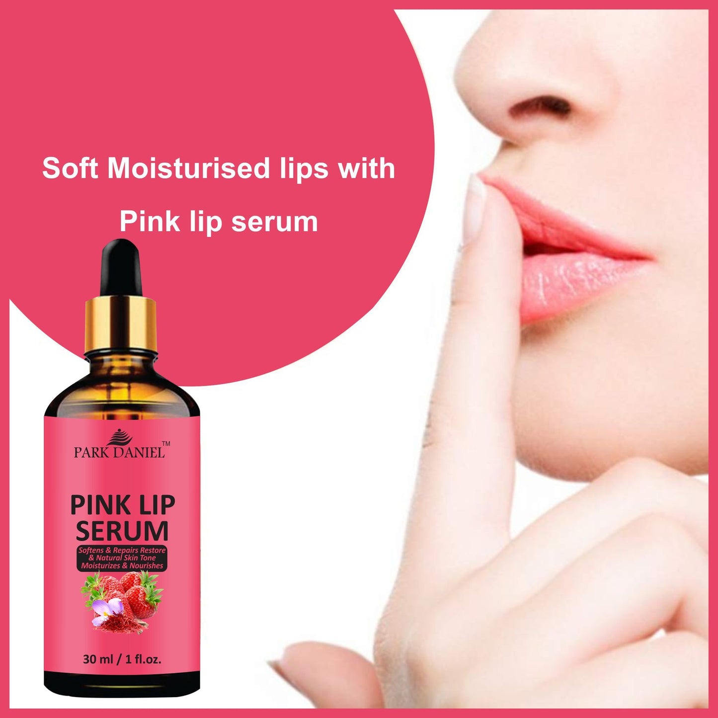 Park Daniel Pink Lip Serum Combo Pack 3 Bottle of 30 ml(90 ml)