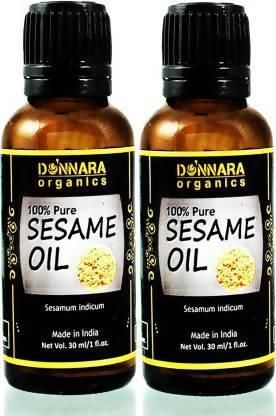 Donnara Organics 100% Pure Sesame Essential Oil (Pack of 2)
