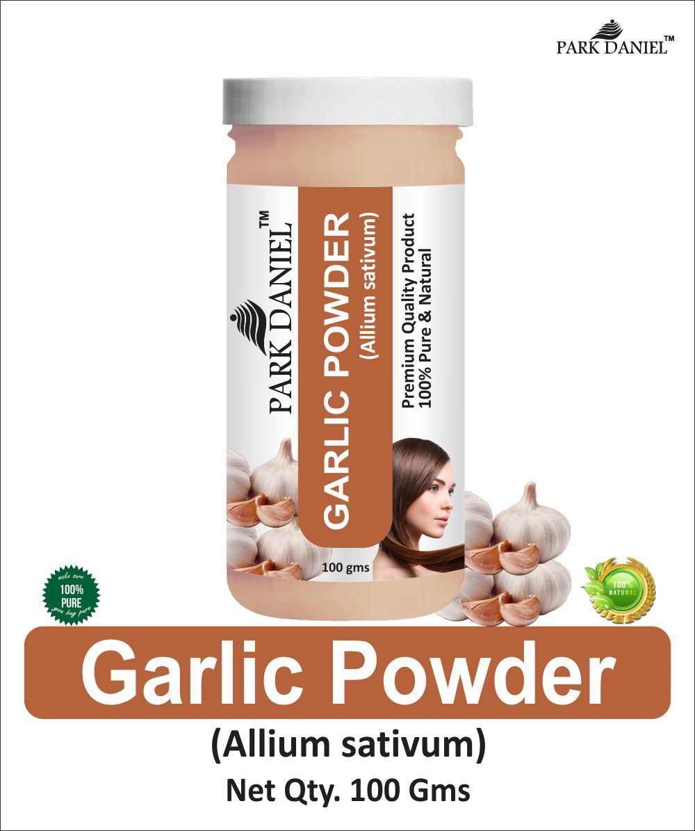Park Daniel Gokhru Powder & Garlic Powder Combo pack of 2 Jars of 100 gms(200 gms)