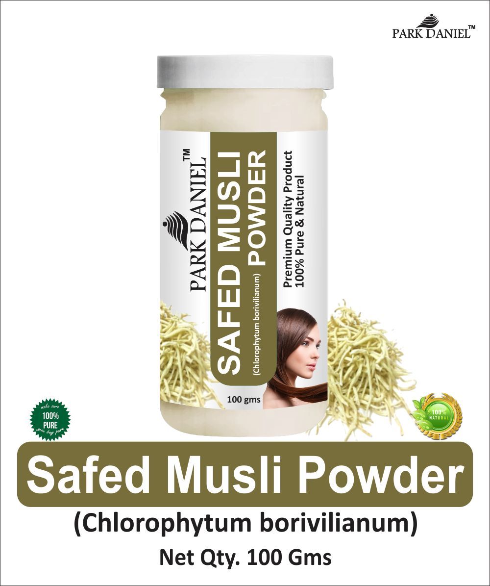 Park Daniel Satavari Powder & Safed Musli Powder Combo pack of 2 Jars of 100 gms(200 gms)