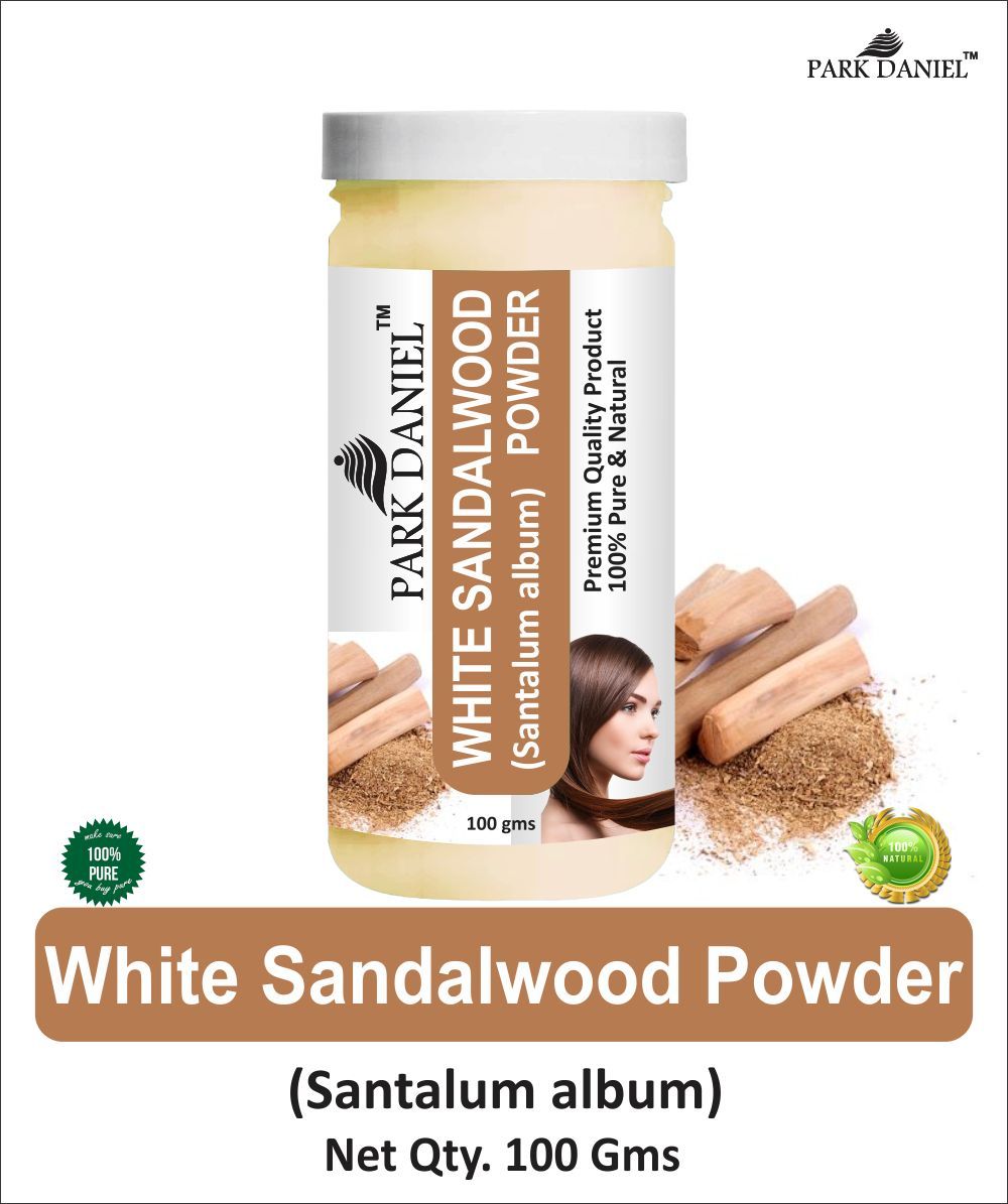 Park Daniel White Sandalwood Powder & Curry Leaf Powder Combo pack of 2 Jars of 100 gms(200 gms)