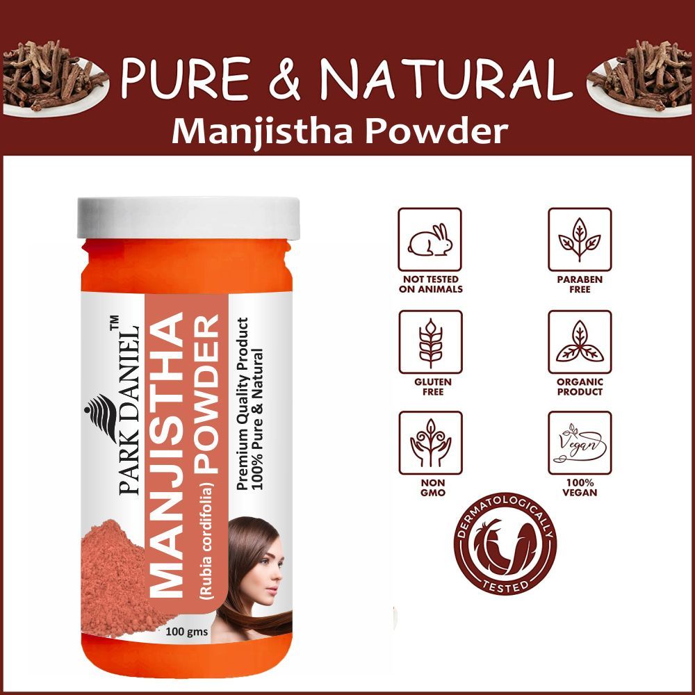 Park Daniel Mulethi Powder & Manjistha Leaf Powder Combo pack of 2 Jars of 100 gms(200 gms)