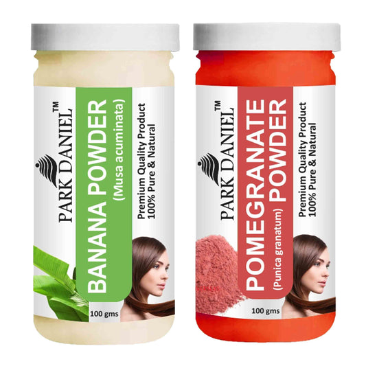 Park Daniel Banana Powder & Pomegranate Powder Combo pack of 2 Jars of 100 gms(200 gms)