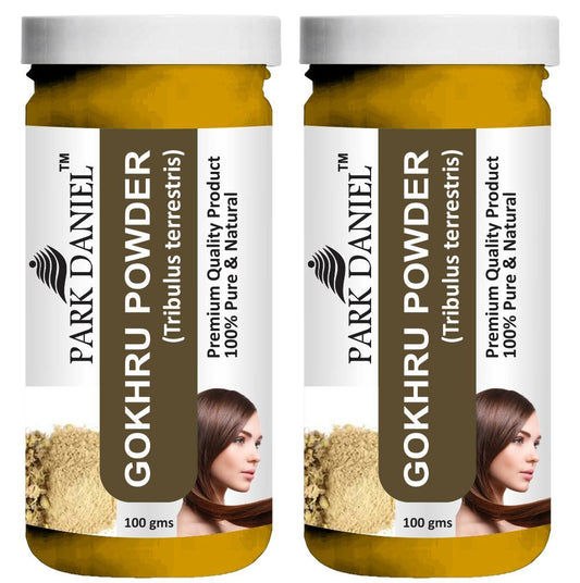 Park Daniel Gokhru Powder Combo pack of 2 Jars of 100 gms(200 gms)