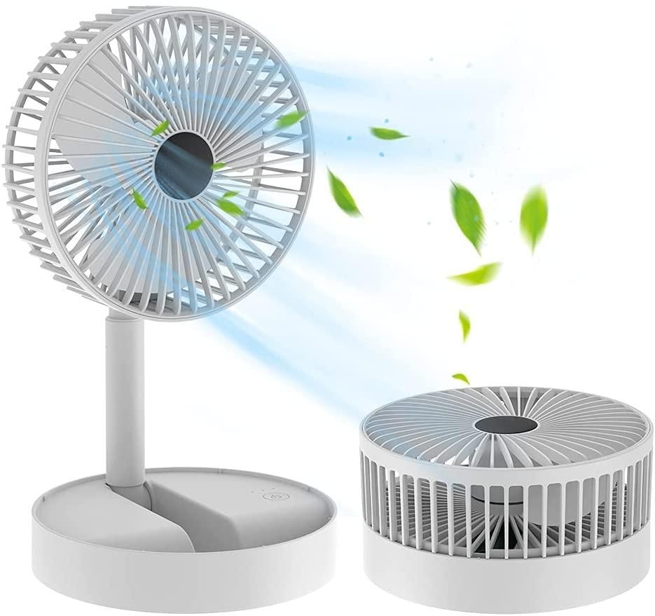 Rechargeable Adjustable Folding Telescopic Table Fan