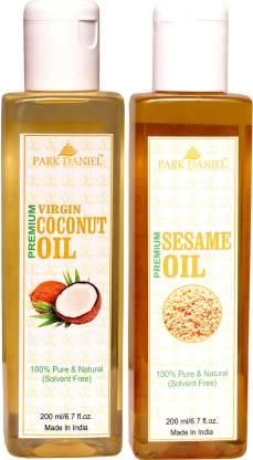 Park Daniel Virgin Coconut & Sesame Oil (Pack of 2)